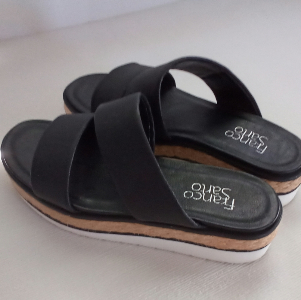 Franco Sarto, sandals size 6.5 us black